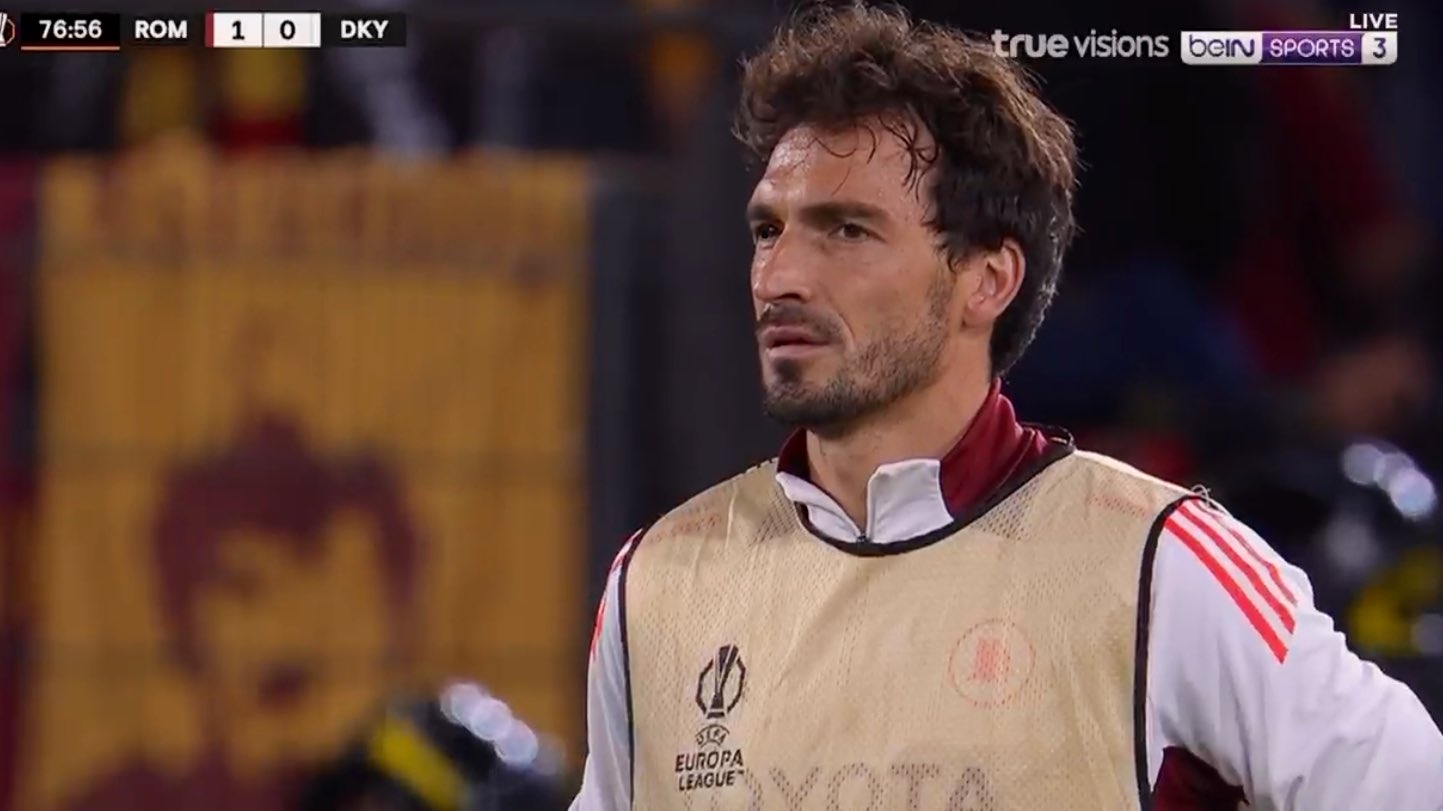 都體:胡梅爾斯已是羅馬出場(chǎng)順位最靠后的后衛(wèi),可能冬窗提前離隊(duì)